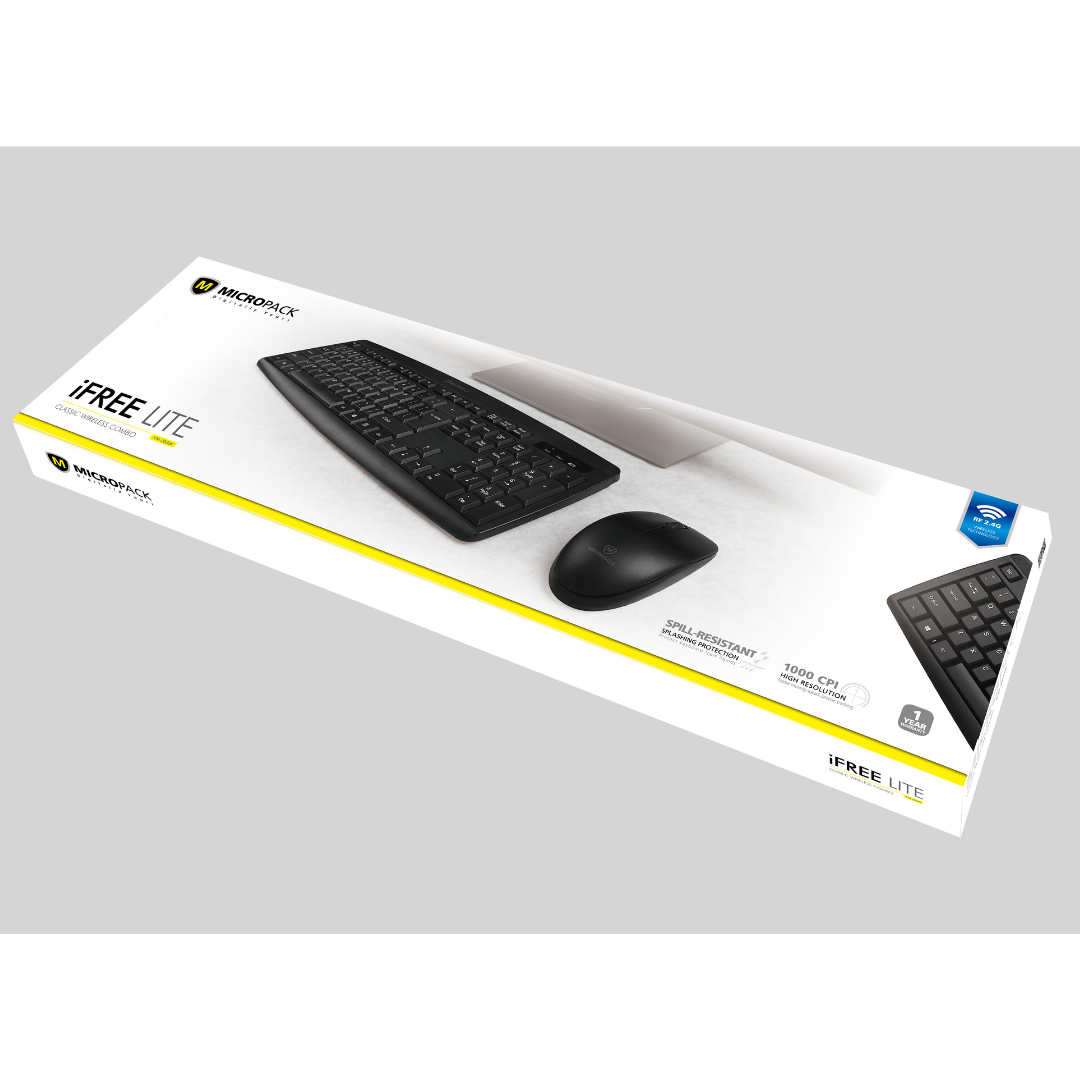 Wireless Keyboard and Mouse Combo KM-203W packing photo