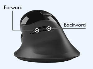 With Forward Backword Buttons wireless mouse