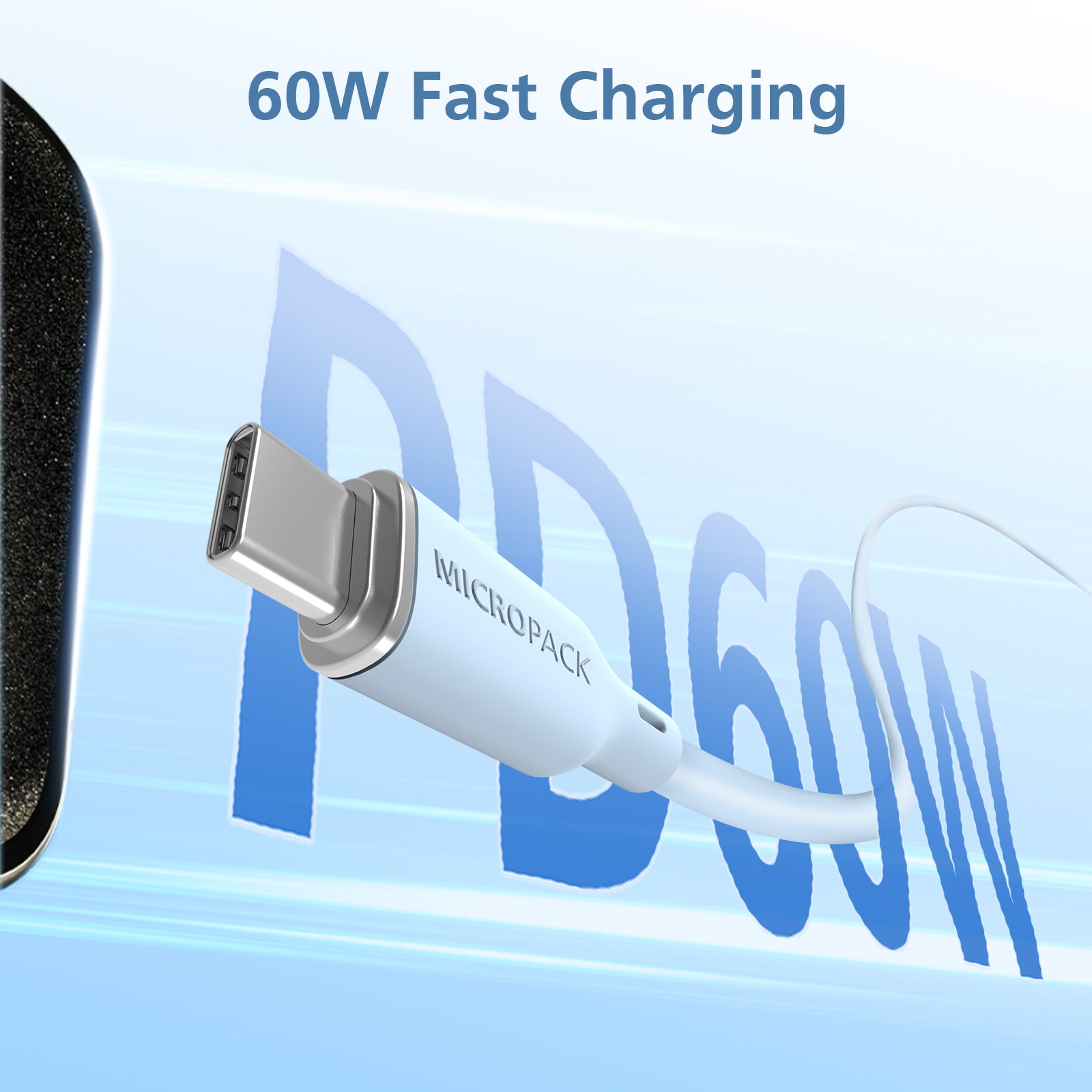 USB-C to USB-C Soft Silicone Cable MC-C60