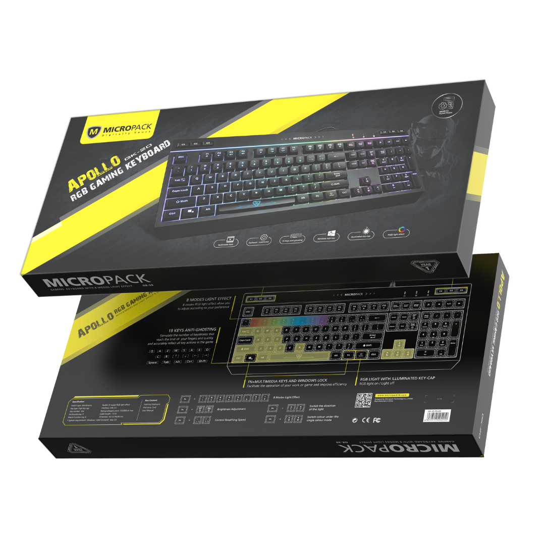 RGB Wired Gaming Keyboard GK-20 packing picture