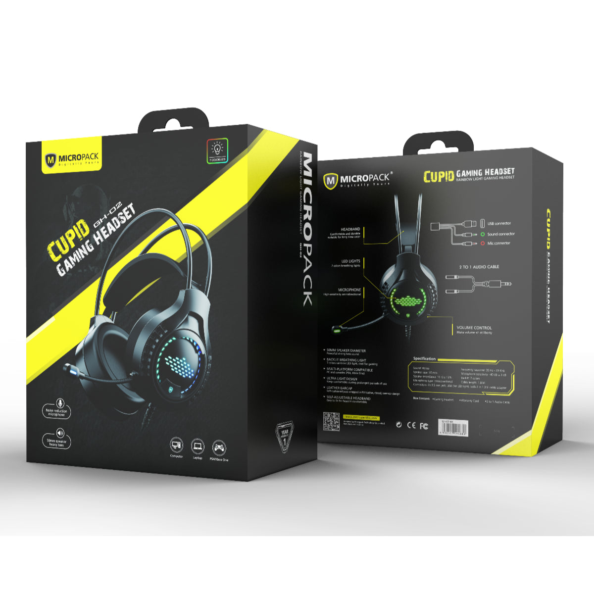 Wired Gaming Headset GH-02 packing picture