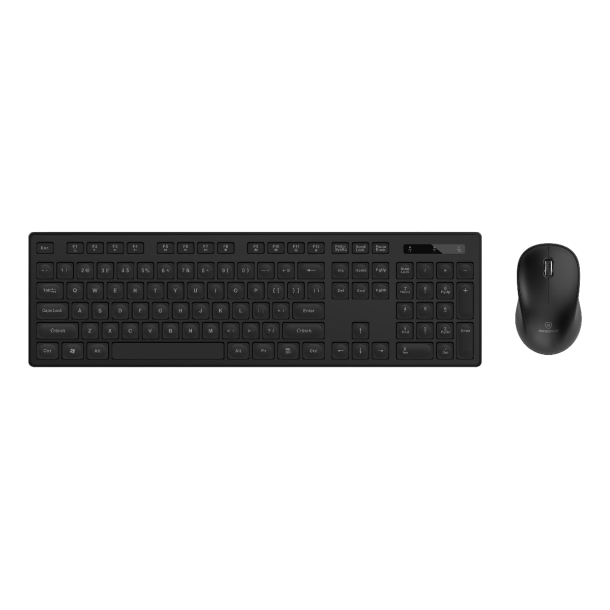 USB Wireless Mouse and Keyboard Combo for Laptop Computer KM-237W black