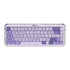 Wholesale 3 Modes Wireless Mechanical Keyboard K-168WM purple