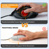 Ergonomic Wired Trackball Mouse MP-V06W