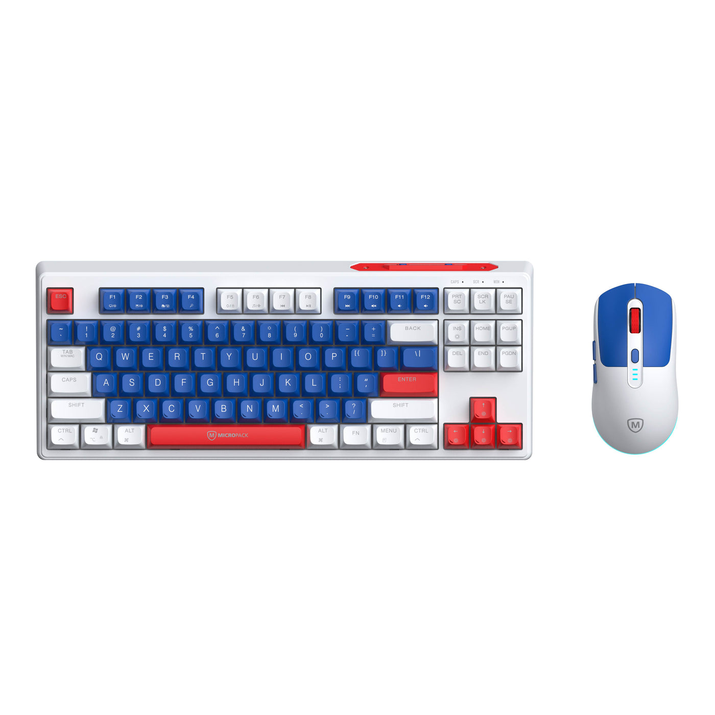 Micropack Wireless Mouse and Keyboard for Computer Laptop Tablet and Phone