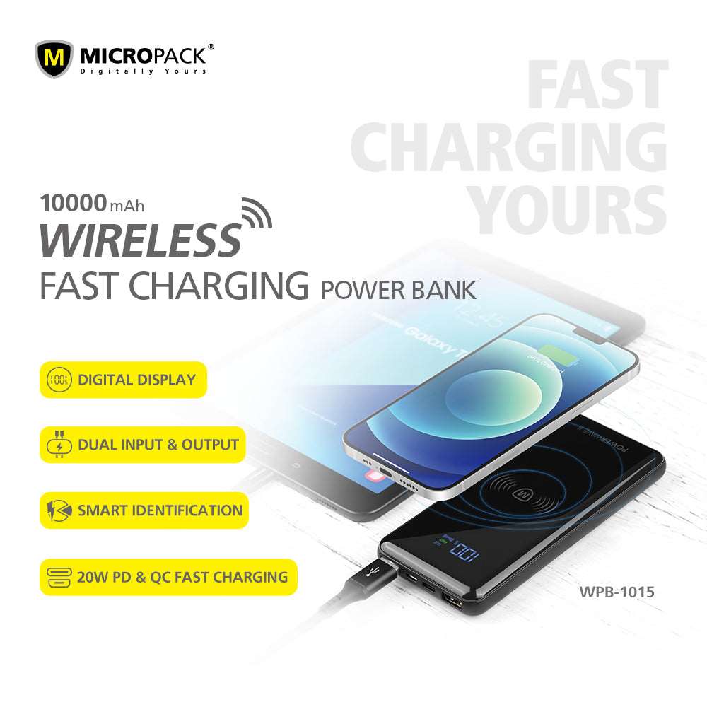 Supply Portable Power Bank Wholesale Wireless Power Bank Micropack WPB-1015