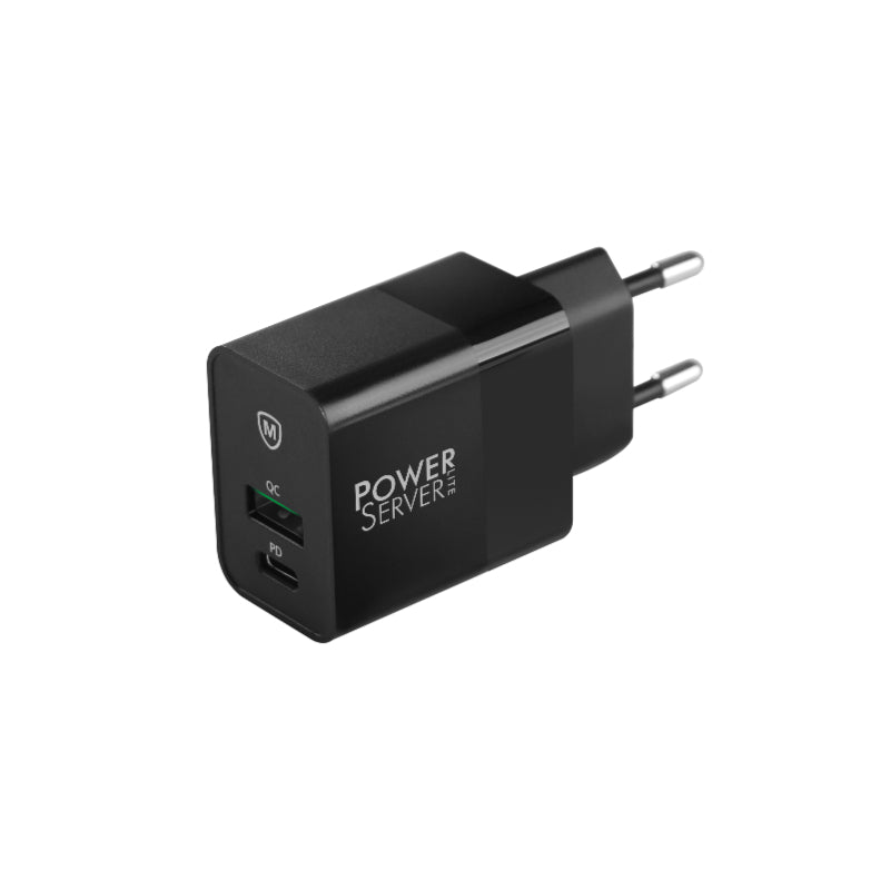 18W PD Fast Charging Block Wall Charger Dual Port MWC-218PD