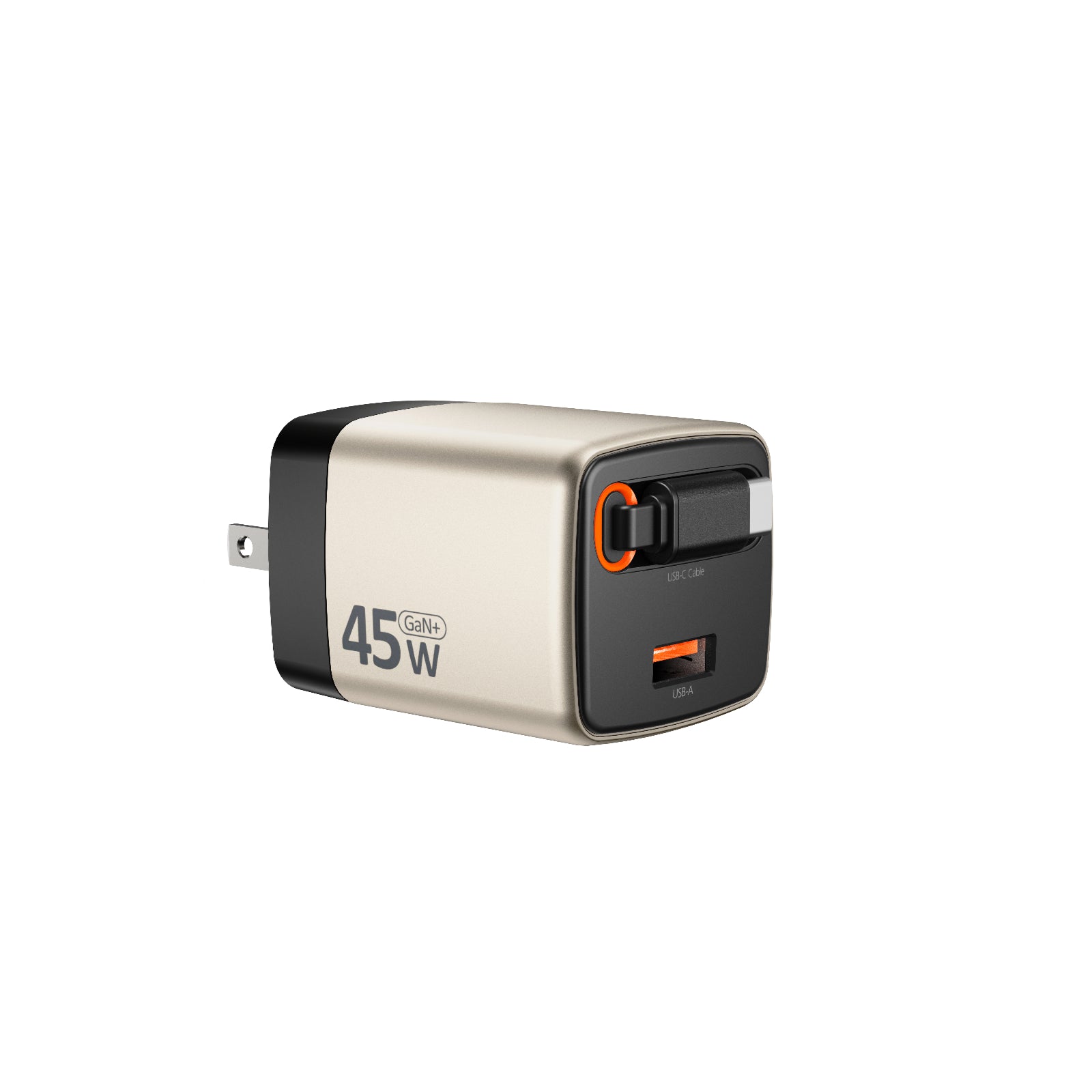 45W USB-C wall charger on a white background