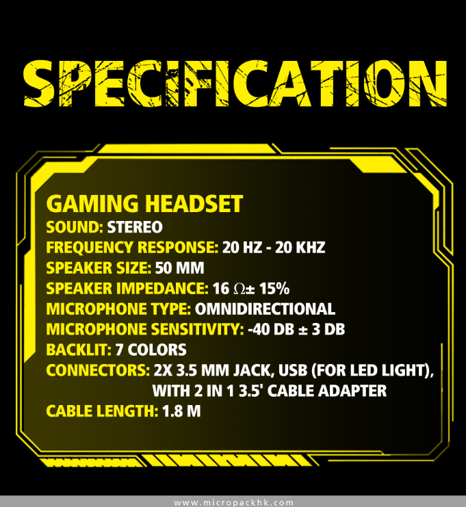 Wholesale Wired Gaming Headset GH-02