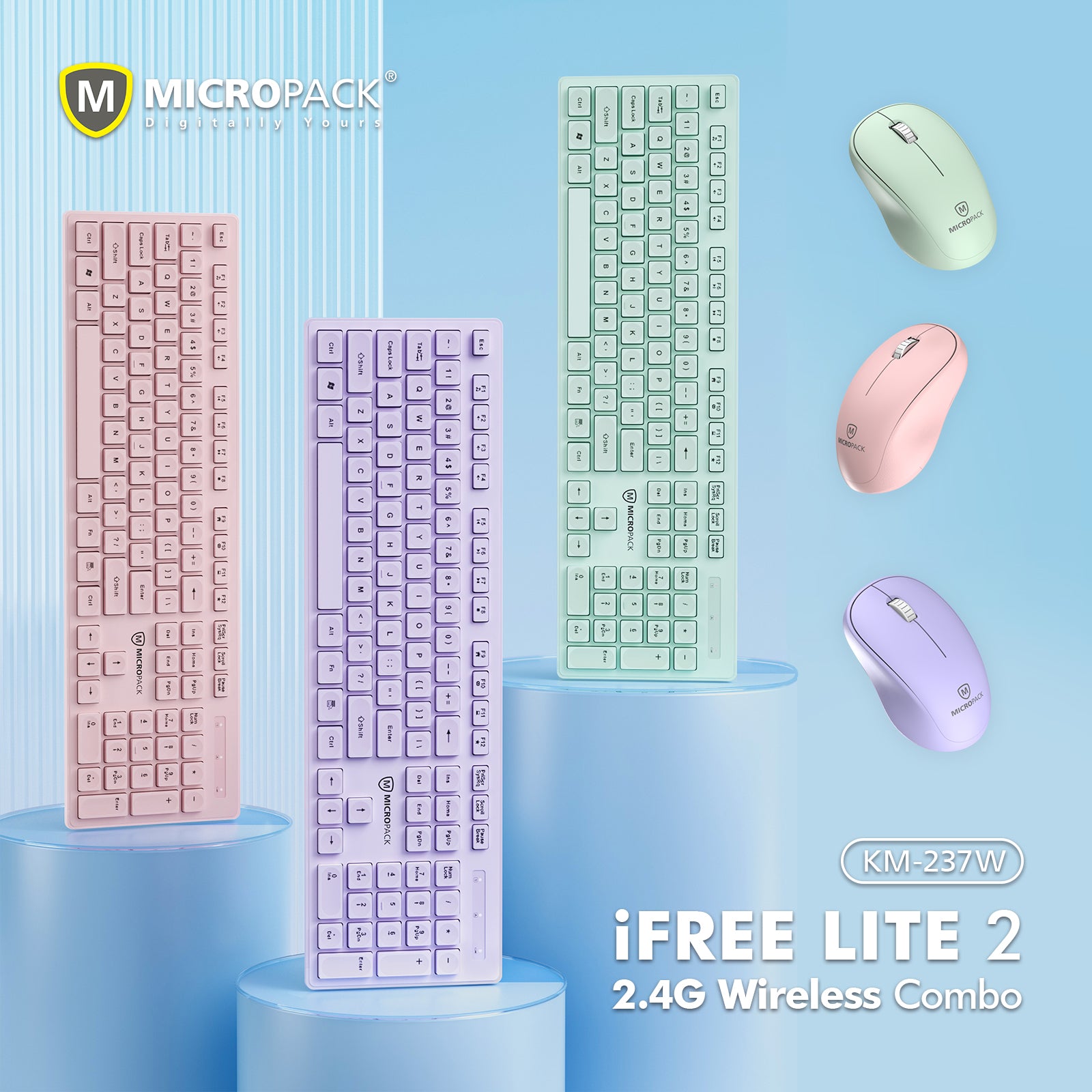 Wholesale Wireless Mouse and Keyboard Combo KM-237W