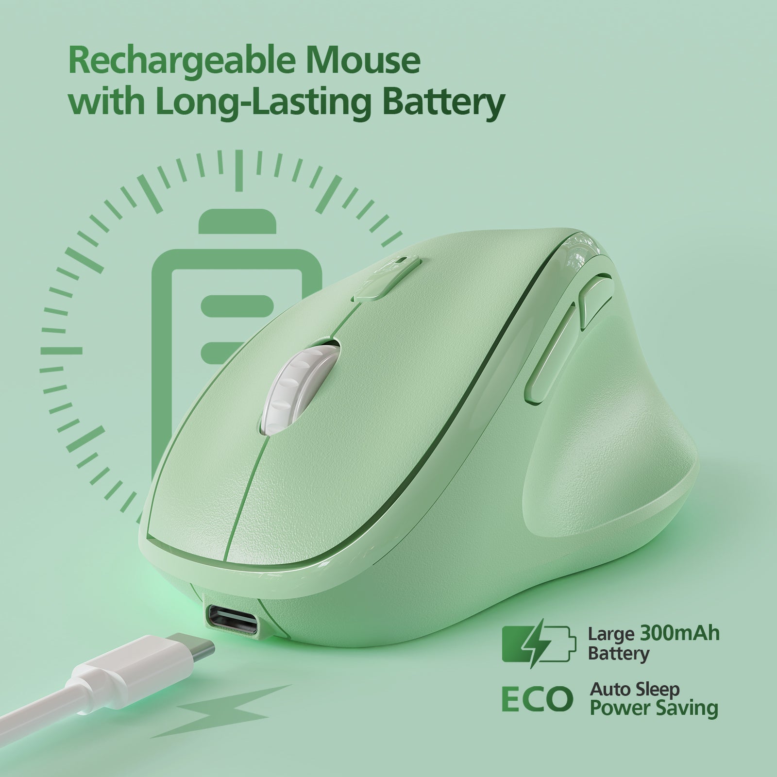 Wholesale Rechargeable Vertical  Wireless Mouse MP-V01B