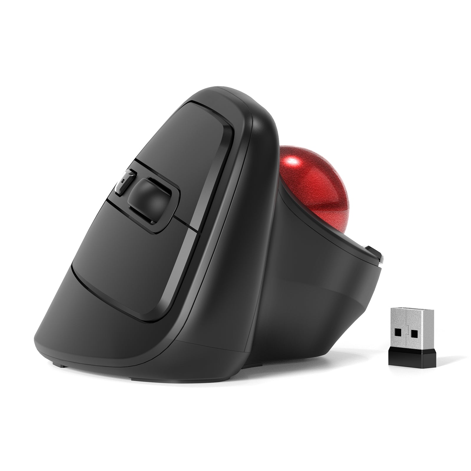 Ergonomic Design Vertical Trackball Bluetooth Wireless Mouse MP-V05W ...