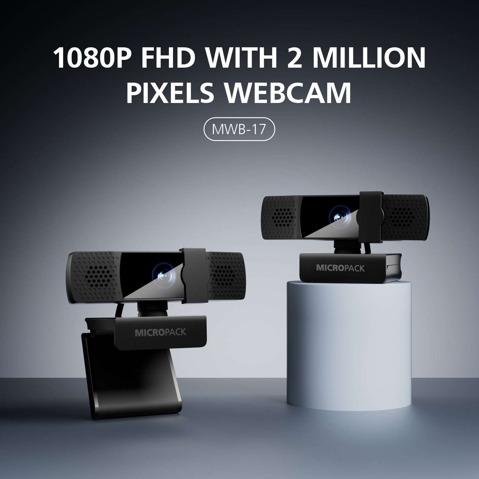 1080P FHD 2 Million Pixels Webcam With Cover MWB-17
