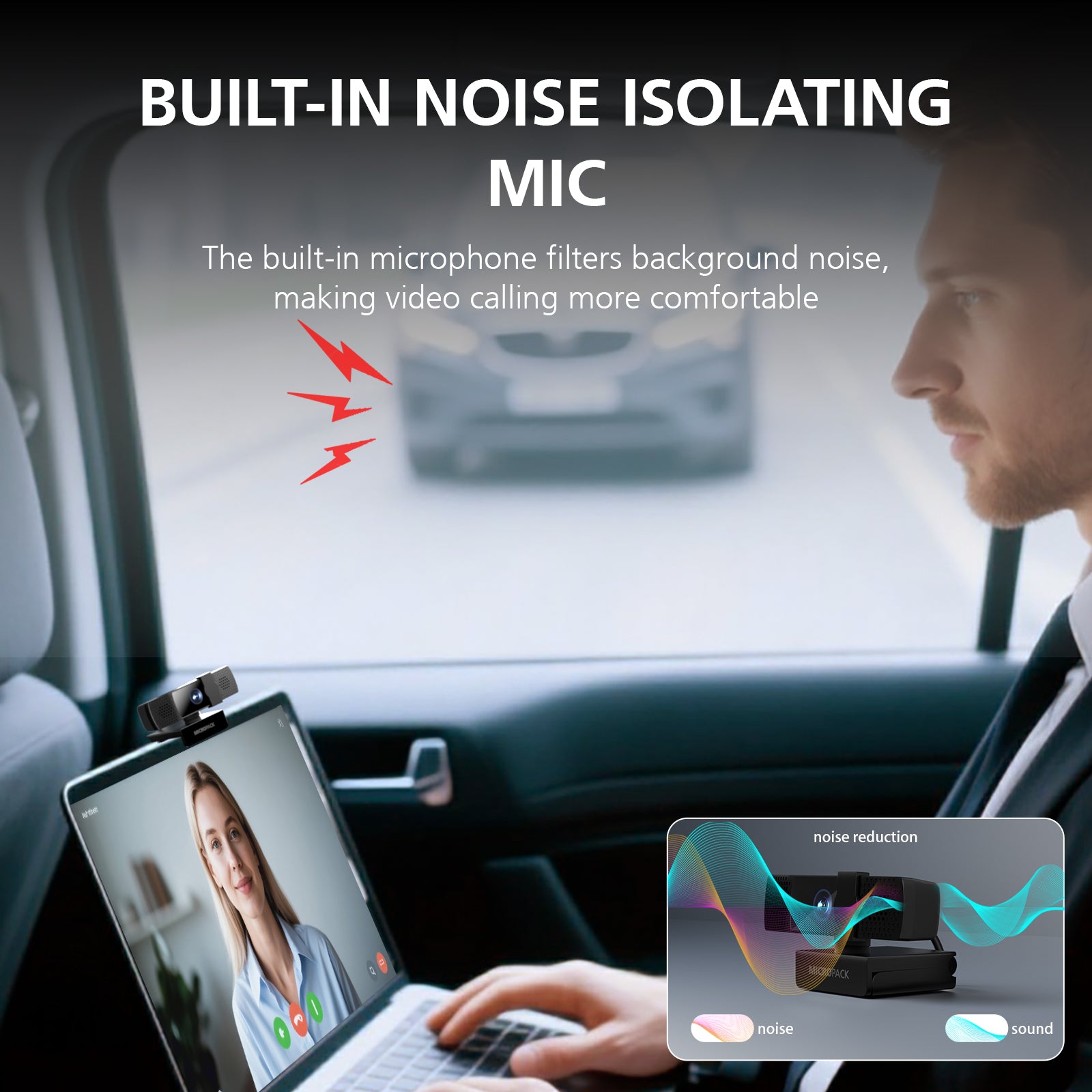 1080P FHD 2 Million Pixels Webcam With Cover MWB-17