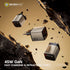 Micropack 45W GaN fast charging adapter on a gold and black background