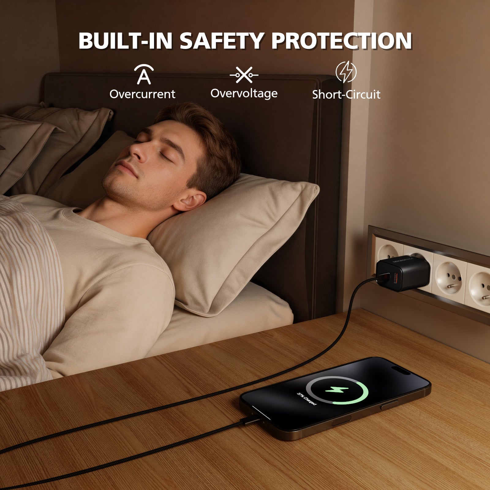20W GaN Fast Charging Wall Charger MWC-B220K
