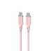 USB-C to USB-C Soft Silicone Cable MC-C60 pink