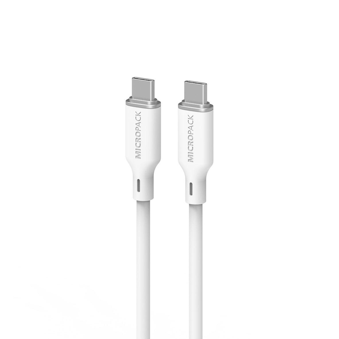 USB-C to USB-C Soft Silicone Cable MC-C60 white