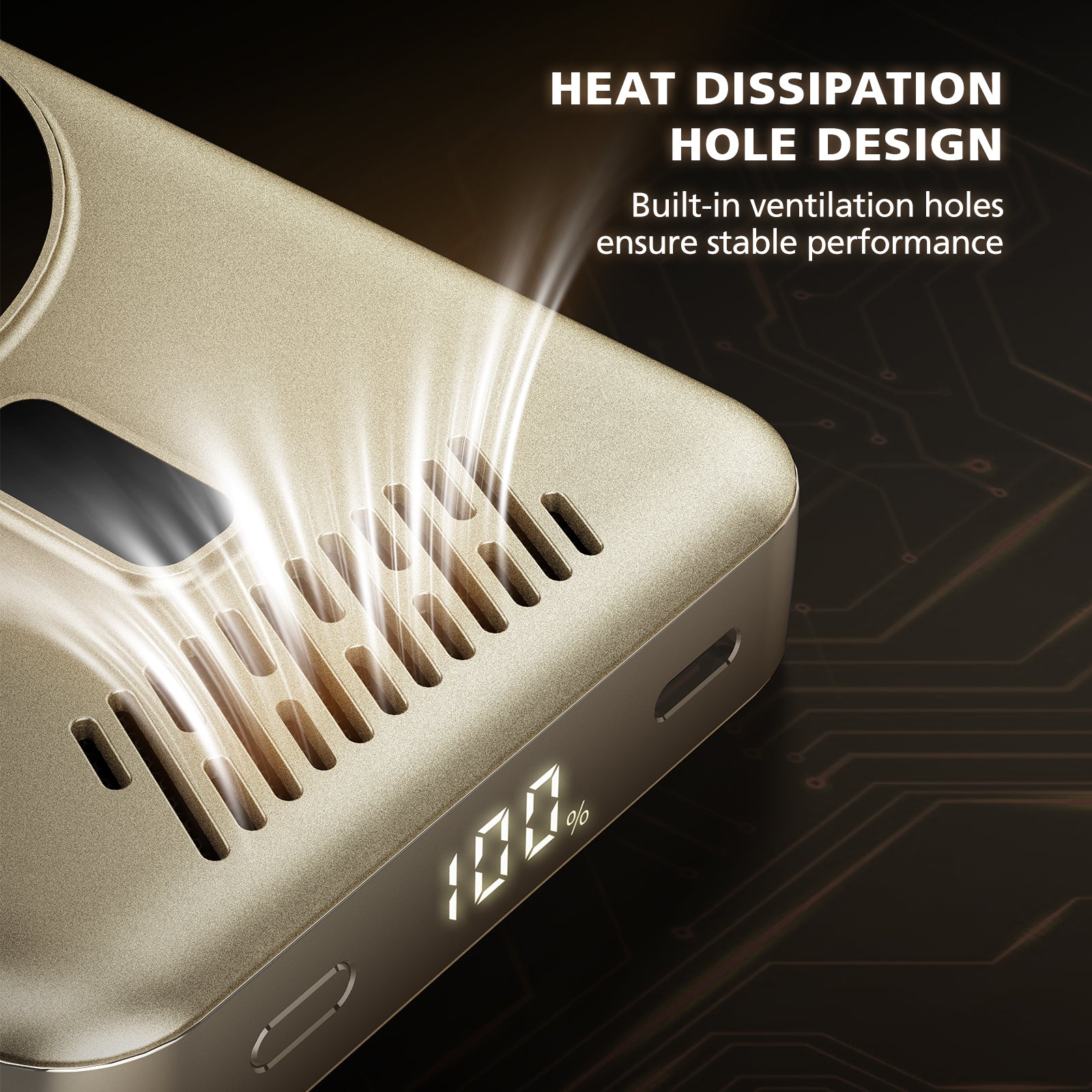 10000mAh 3 In 1 Magnetic Wireless Fast Charging Power Bank WPB-1035