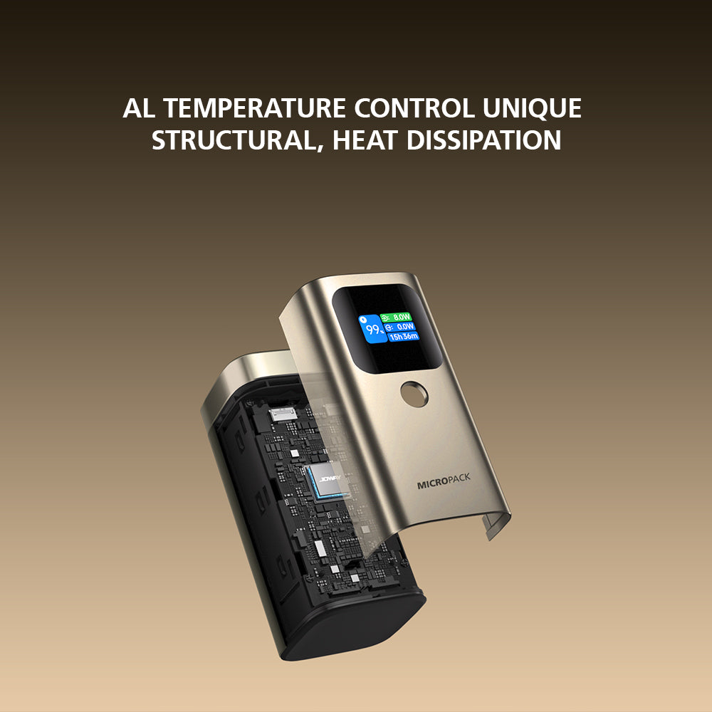 Electronic device with digital display on a gradient background