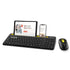 BLACK Antibacterial Wireless Keyboard and Mouse Combo KM-238W
