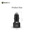 Wholesale Car Charger Supply Dual Port Car Charger MICROPACK MCC-240PD