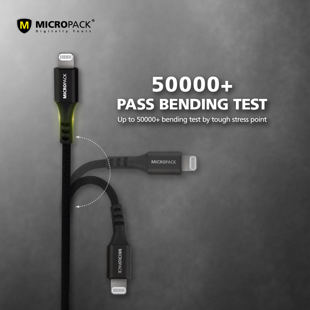 Wholesale USB C to Lightning Charging Cable MICROPACK I-130CL