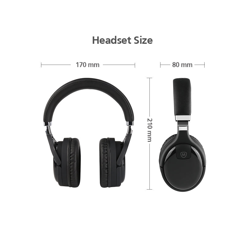 Bluetooth Headphones Over the Ear Stereo Sound MHP-200B