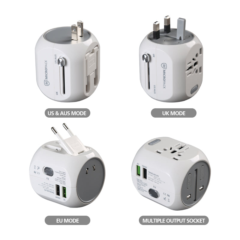 Wholesale Travel Adapter Supply International Travel Plug Adapter MICROPACK MTA-218